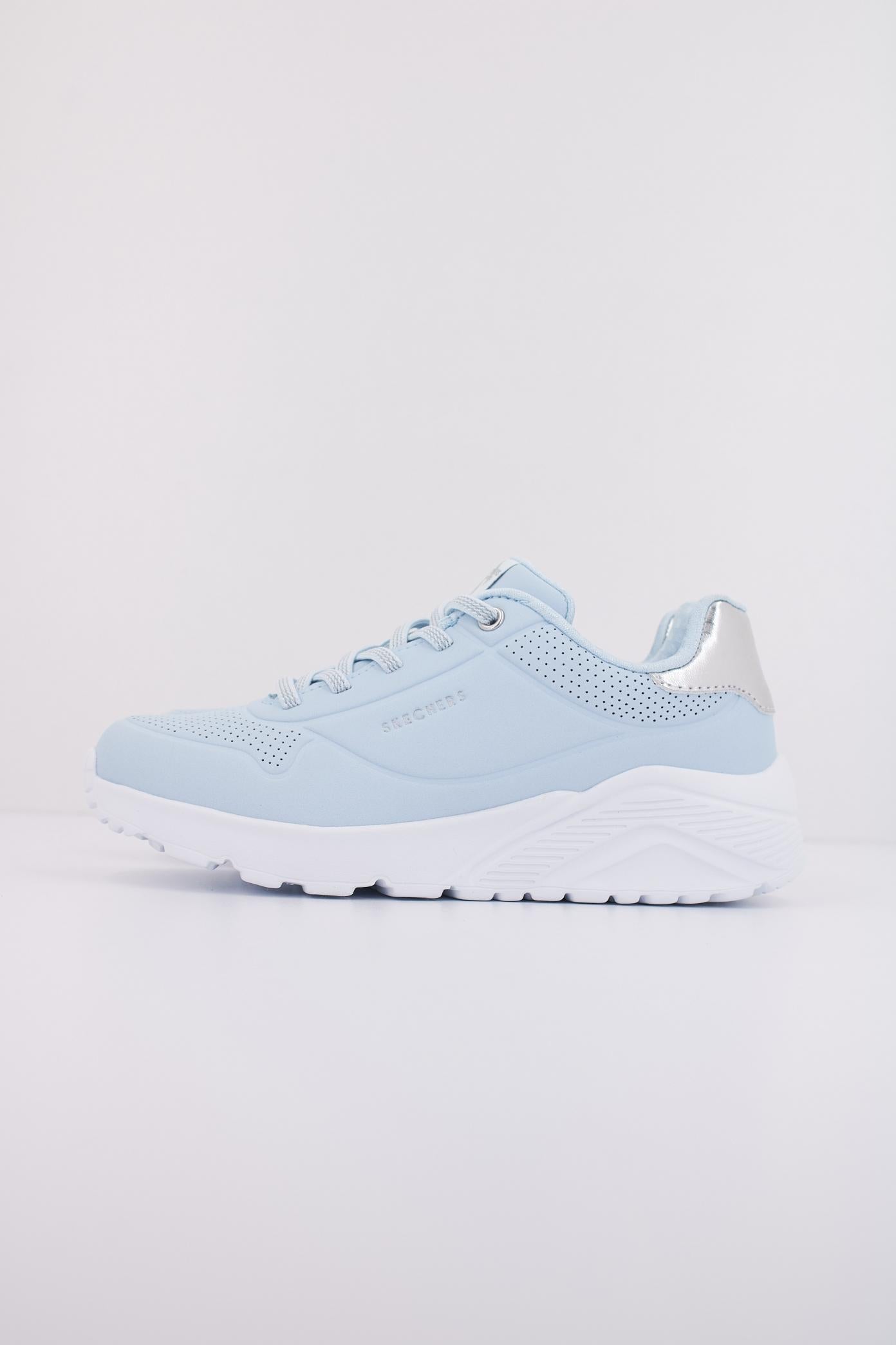 SKECHERS UNO LITE-METALLIC MO en color AZUL (1)
