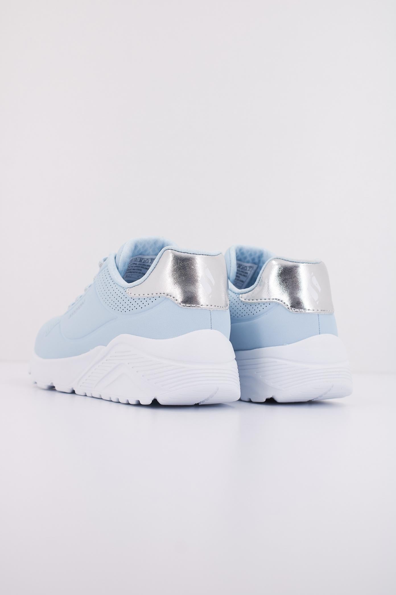 SKECHERS UNO LITE-METALLIC MO en color AZUL (4)