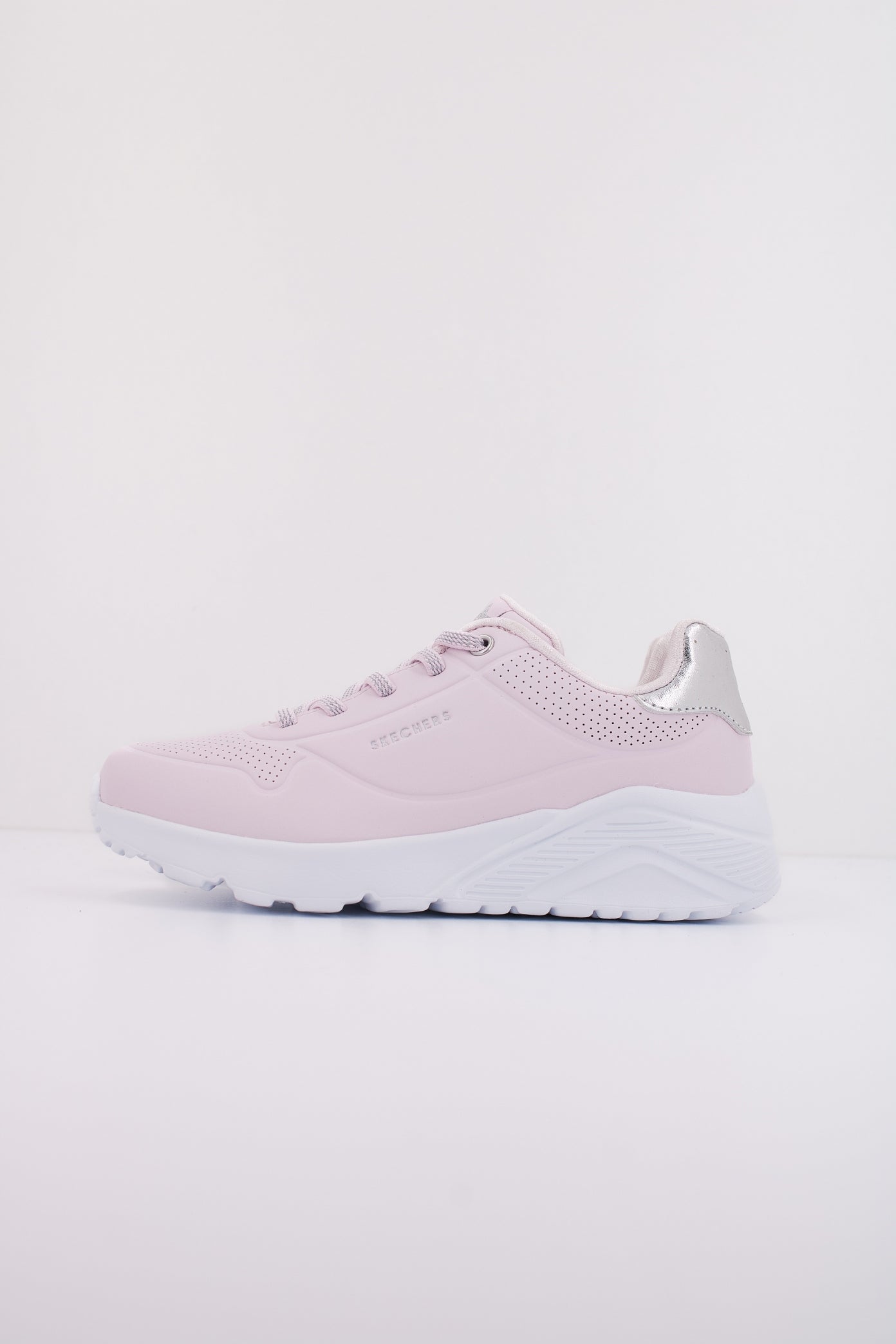 SKECHERS UNO LITE-METALLIC MO en color ROSA (1)