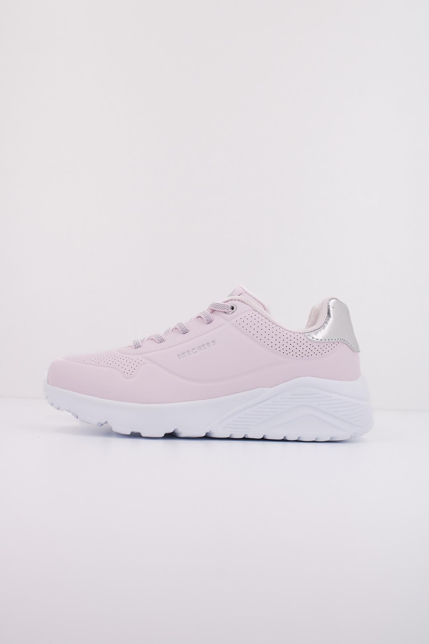 SKECHERS UNO LITE-METALLIC MO en color ROSA (1)
