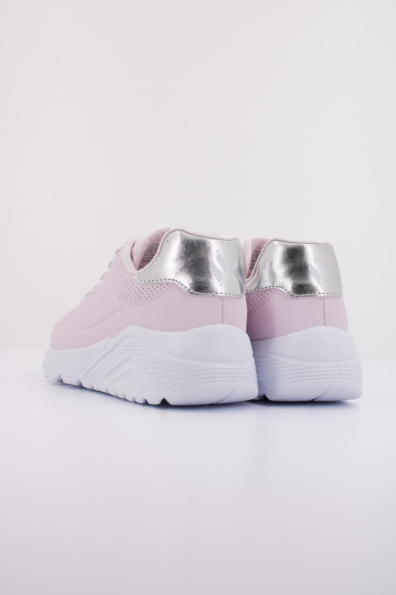 SKECHERS UNO LITE-METALLIC MO en color ROSA (4)