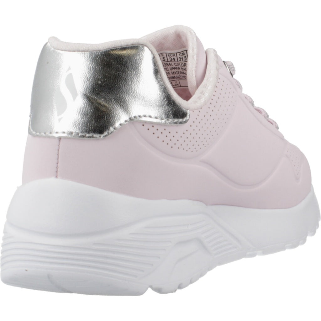 SKECHERS UNO LITE-METALLIC MO en color ROSA (3)