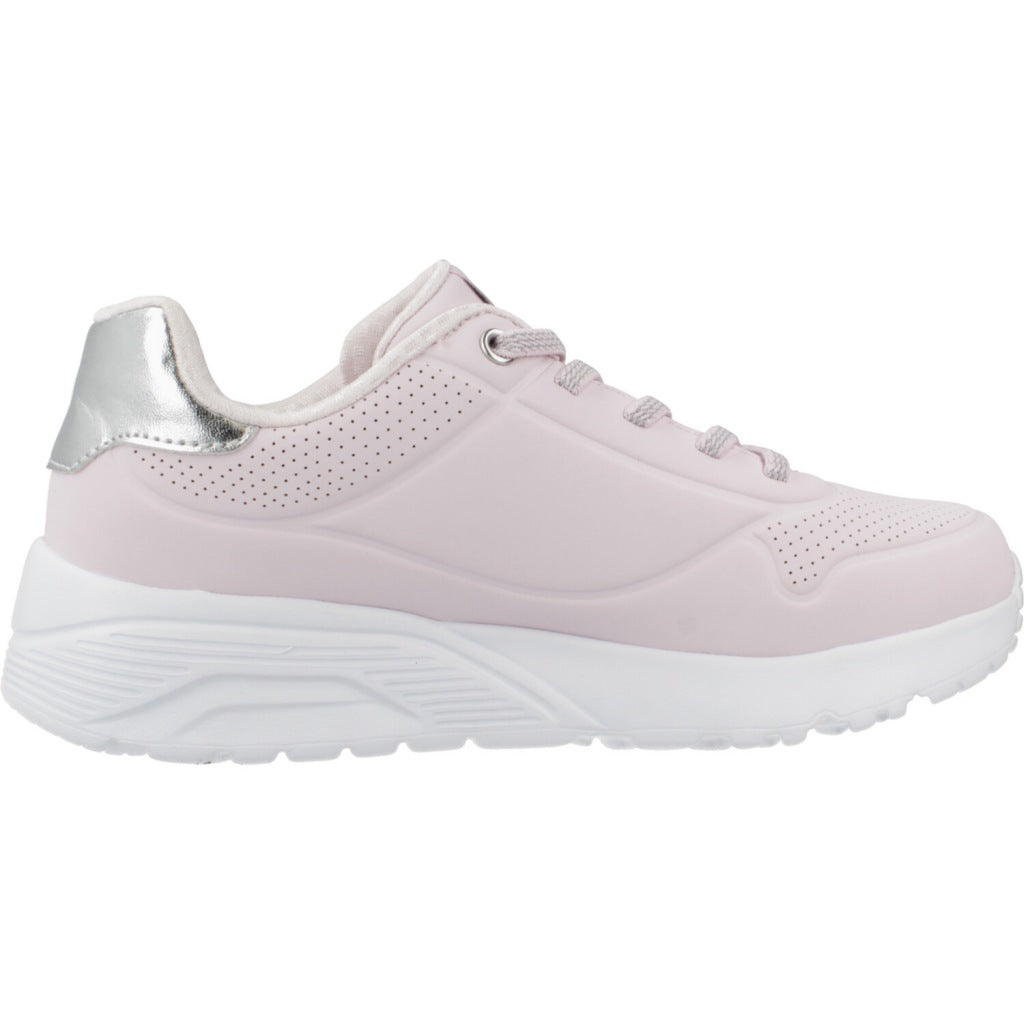 SKECHERS UNO LITE-METALLIC MO en color ROSA (4)