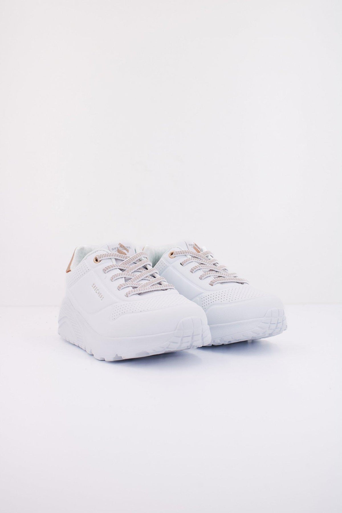 SKECHERS UNO LITE-METALLIC MO en color BLANCO (2)