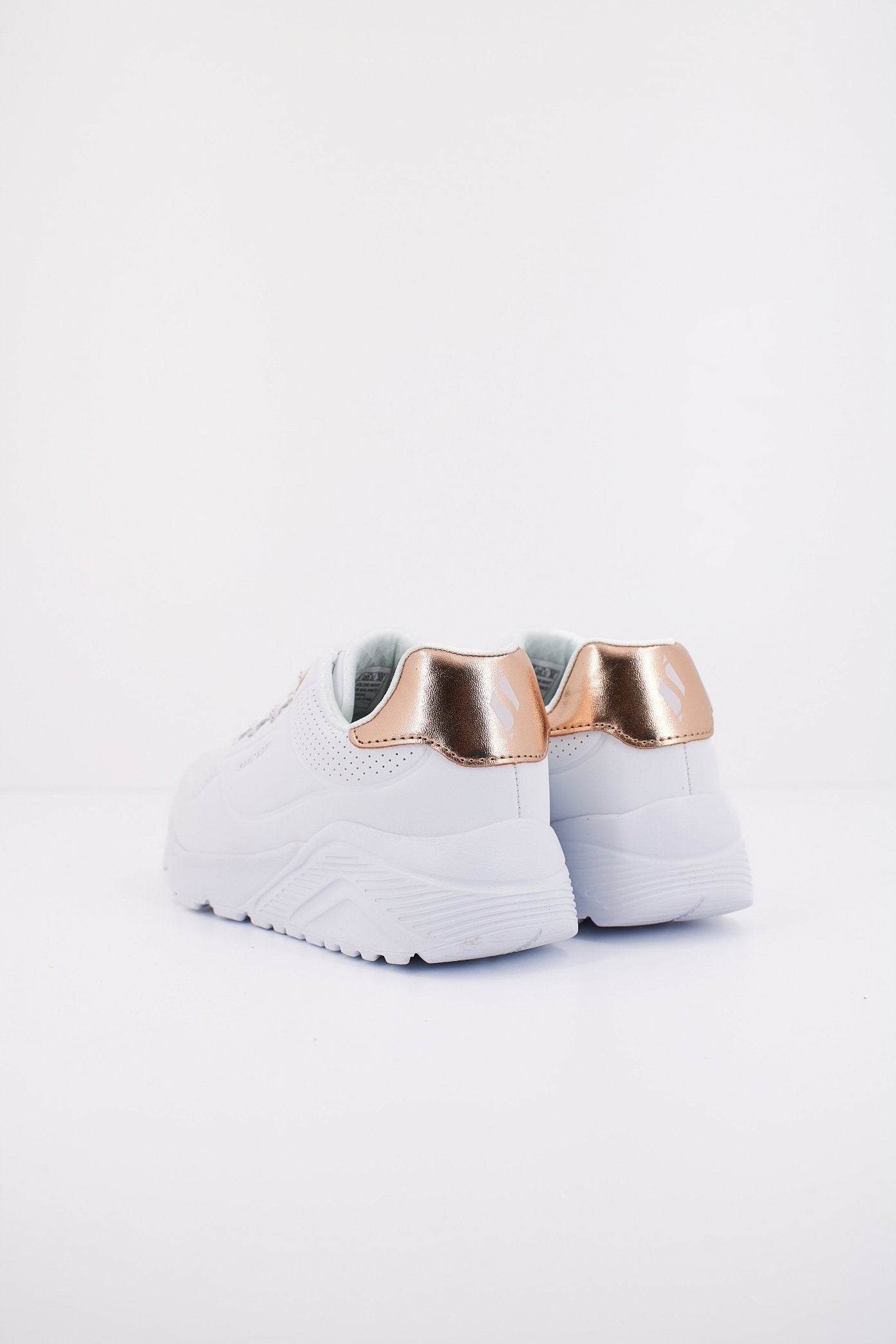 SKECHERS UNO LITE-METALLIC MO en color BLANCO (4)