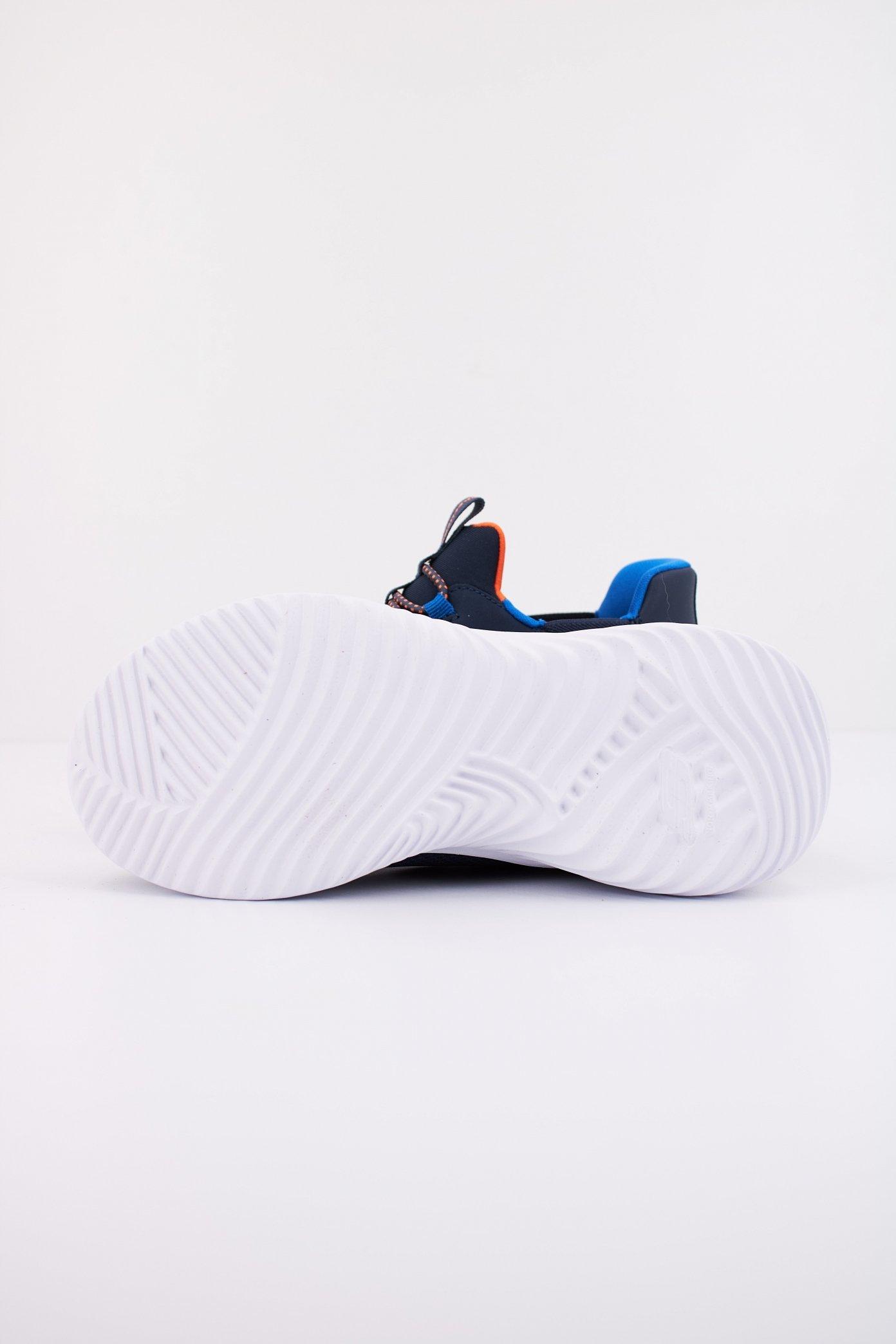 SKECHERS BOUNDER - BRISK-BURS SLIP-INS en color AZUL (5)
