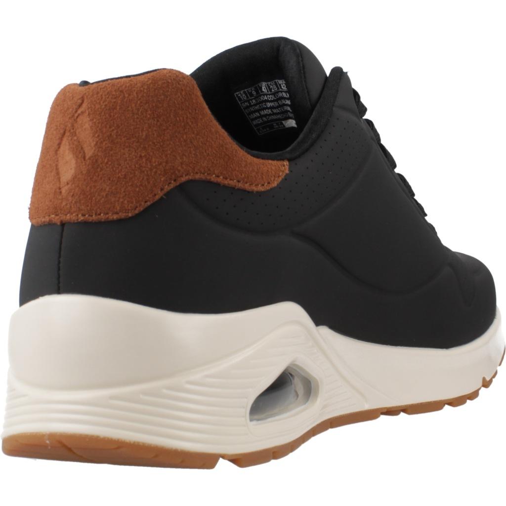 SKECHERS UNO - SUITED ON AIR en color NEGRO (3)