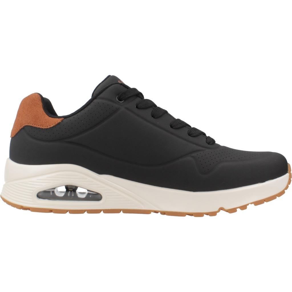 SKECHERS UNO - SUITED ON AIR en color NEGRO (4)