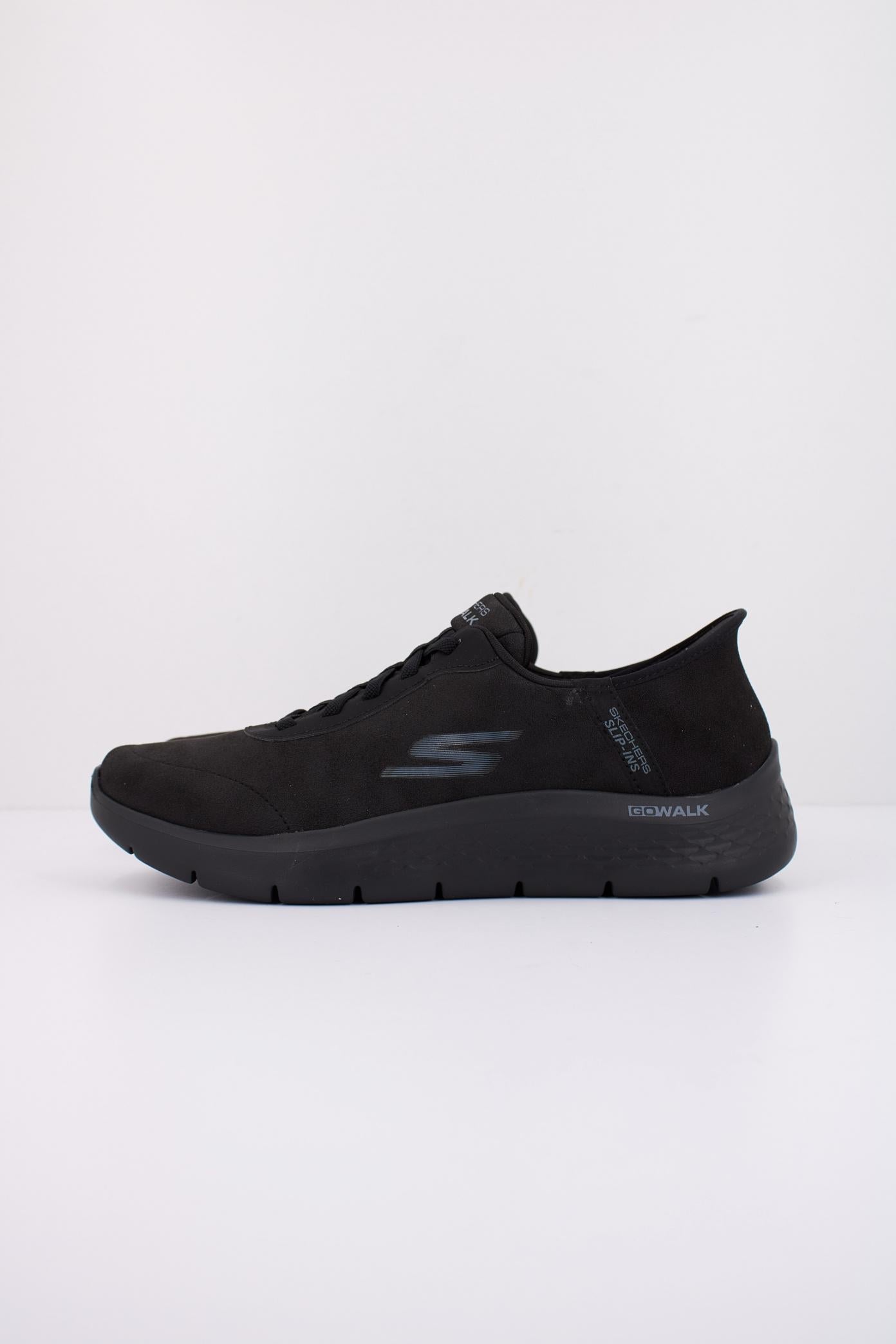 SKECHERS SLIP - INS GO WALK FLEX - SMOOT en color NEGRO (1)