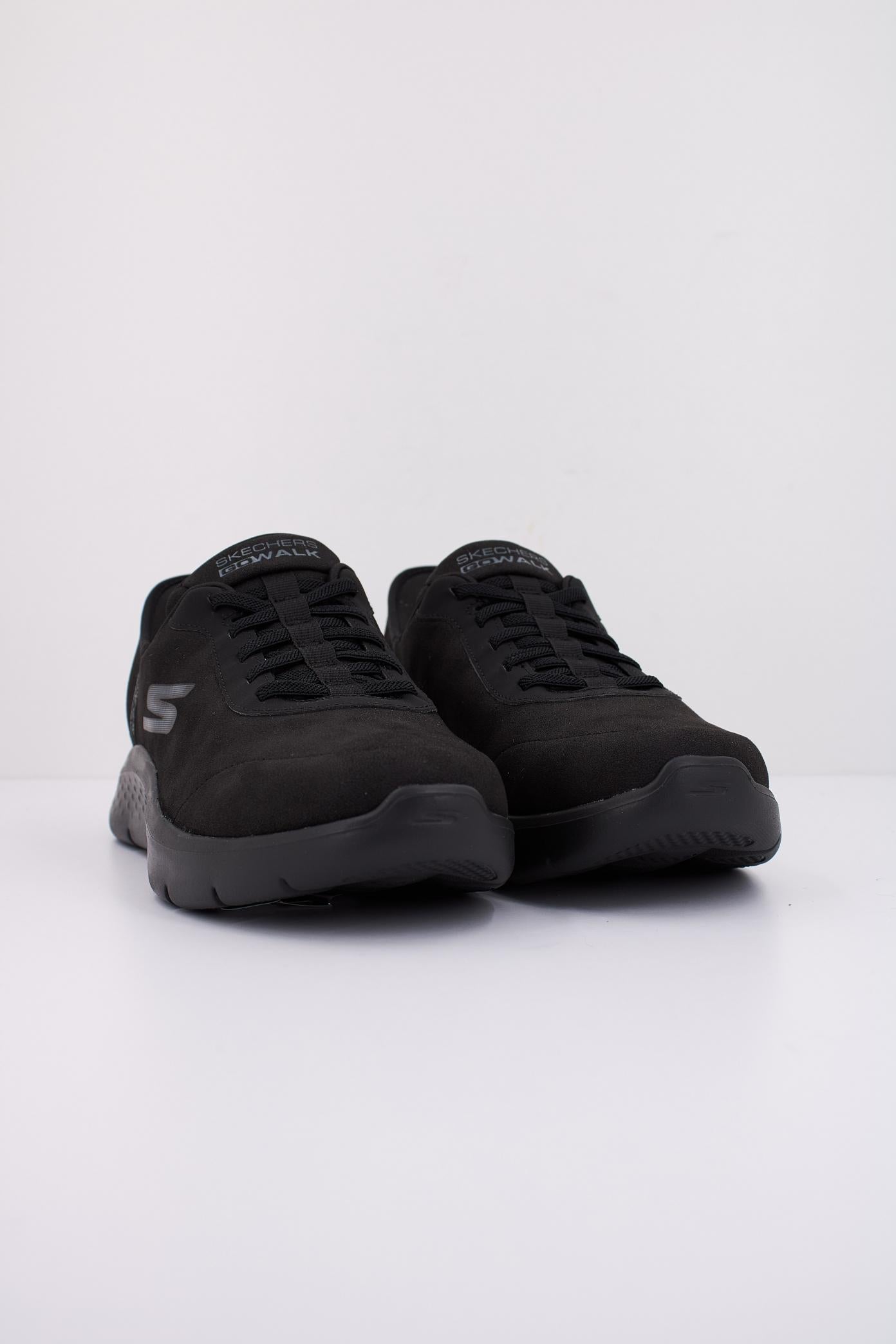 SKECHERS SLIP - INS GO WALK FLEX - SMOOT en color NEGRO (2)