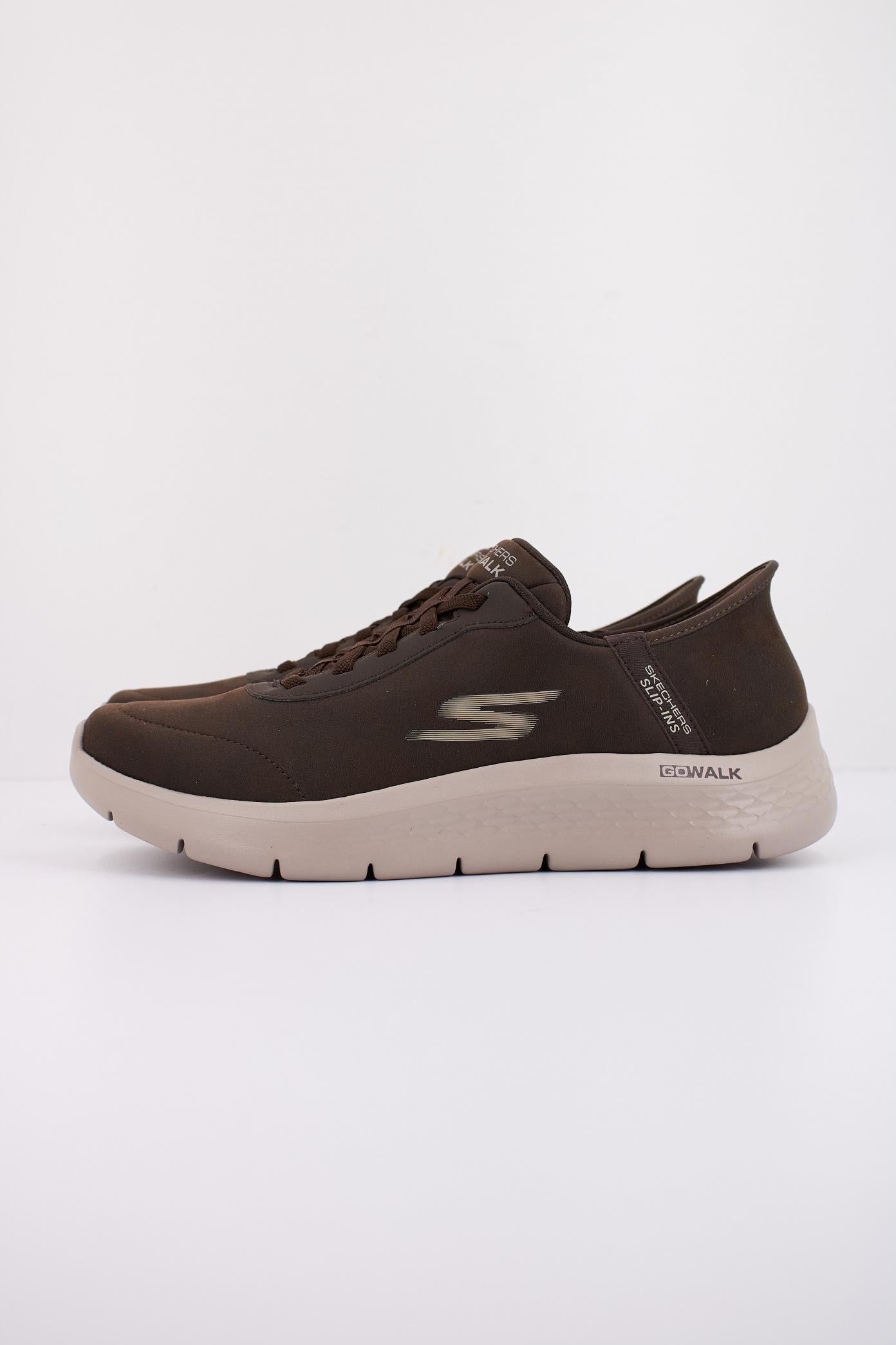 SKECHERS SLIP - INS GO WALK FLEX - SMOOT en color MARRON (1)