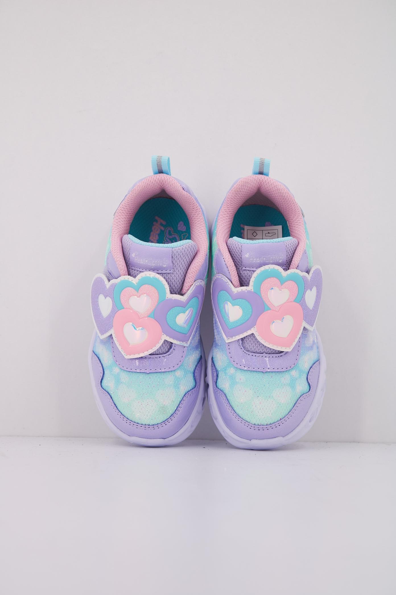 SKECHERS HEART LIGHTS - LOVIN en color VIOLETA (3)