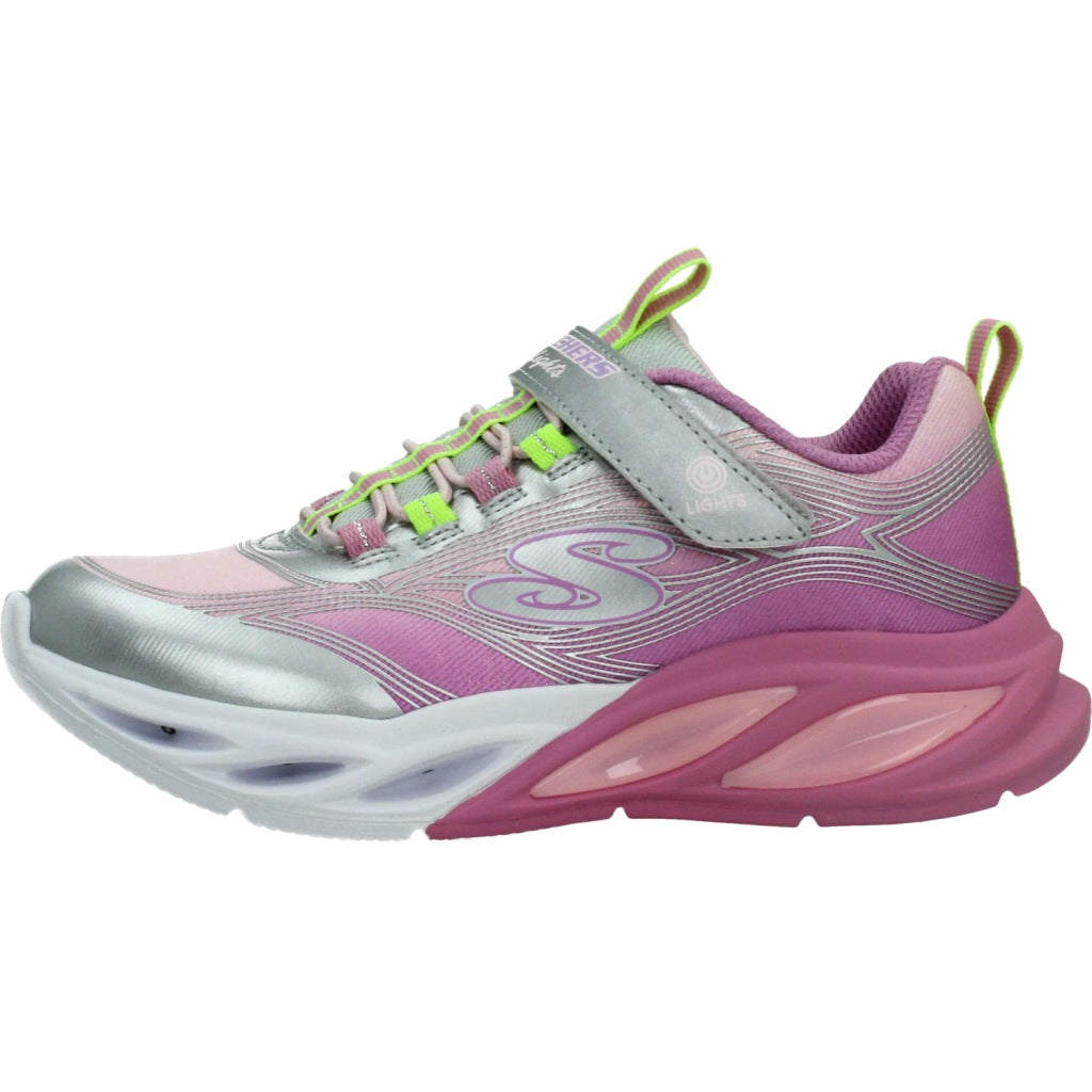 SKECHERS L en color PLATA  (2)