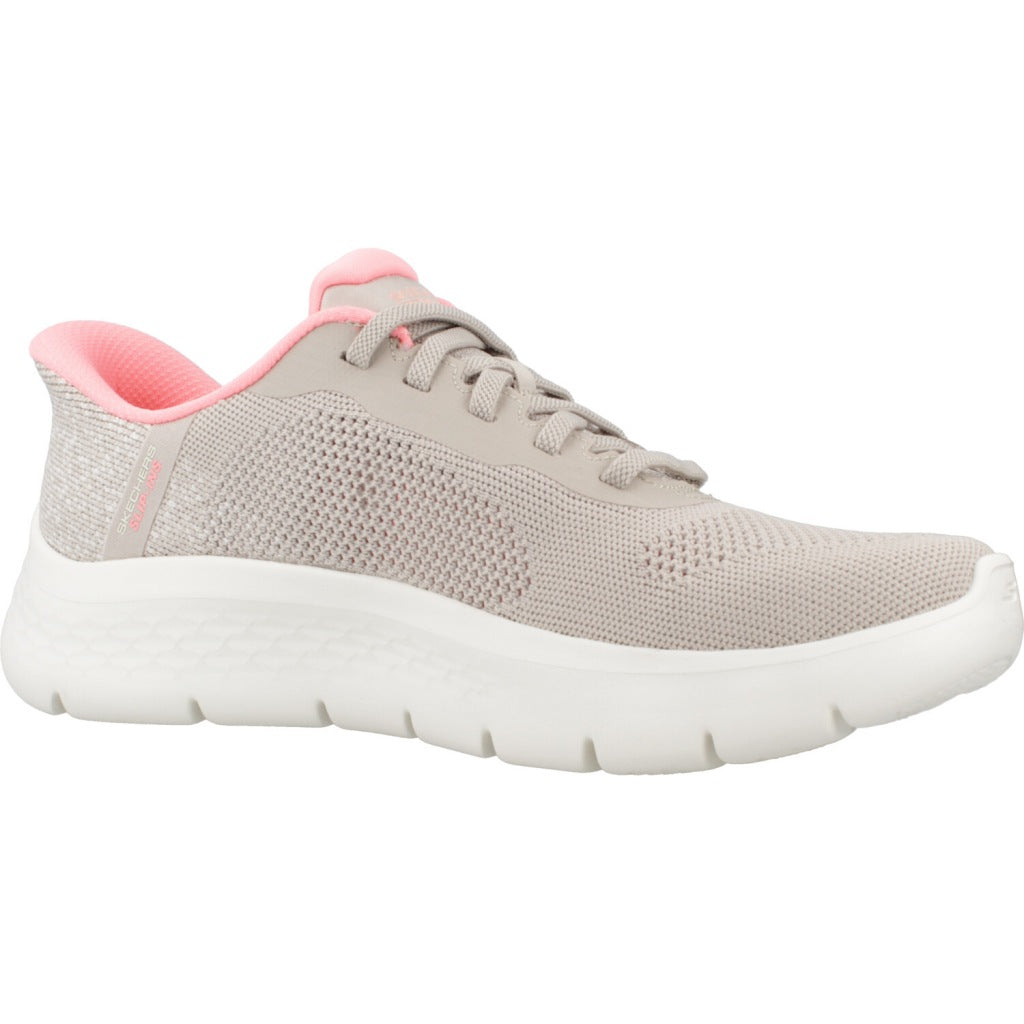 SKECHERS GO WALK FLEX SAFIYA en color BEIS (5)