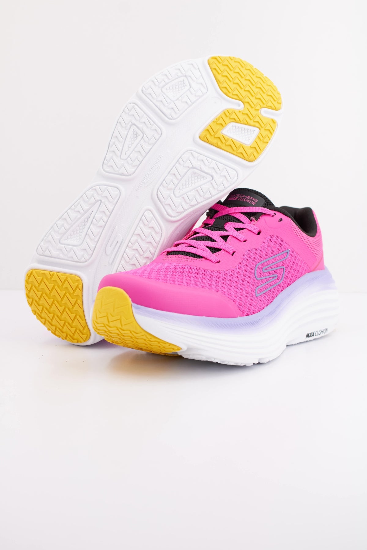 SKECHERS MAX CUSHIONING ENDEA en color ROSA (5)