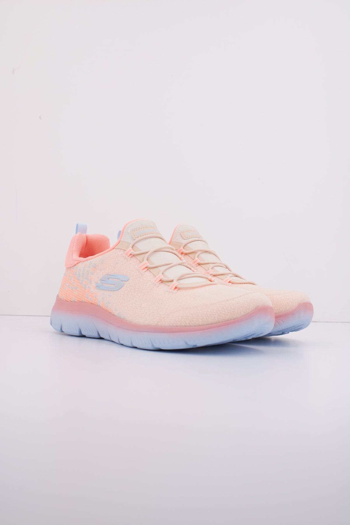 SKECHERS SUMMITS MORNING GLOW en color NARANJA (2)