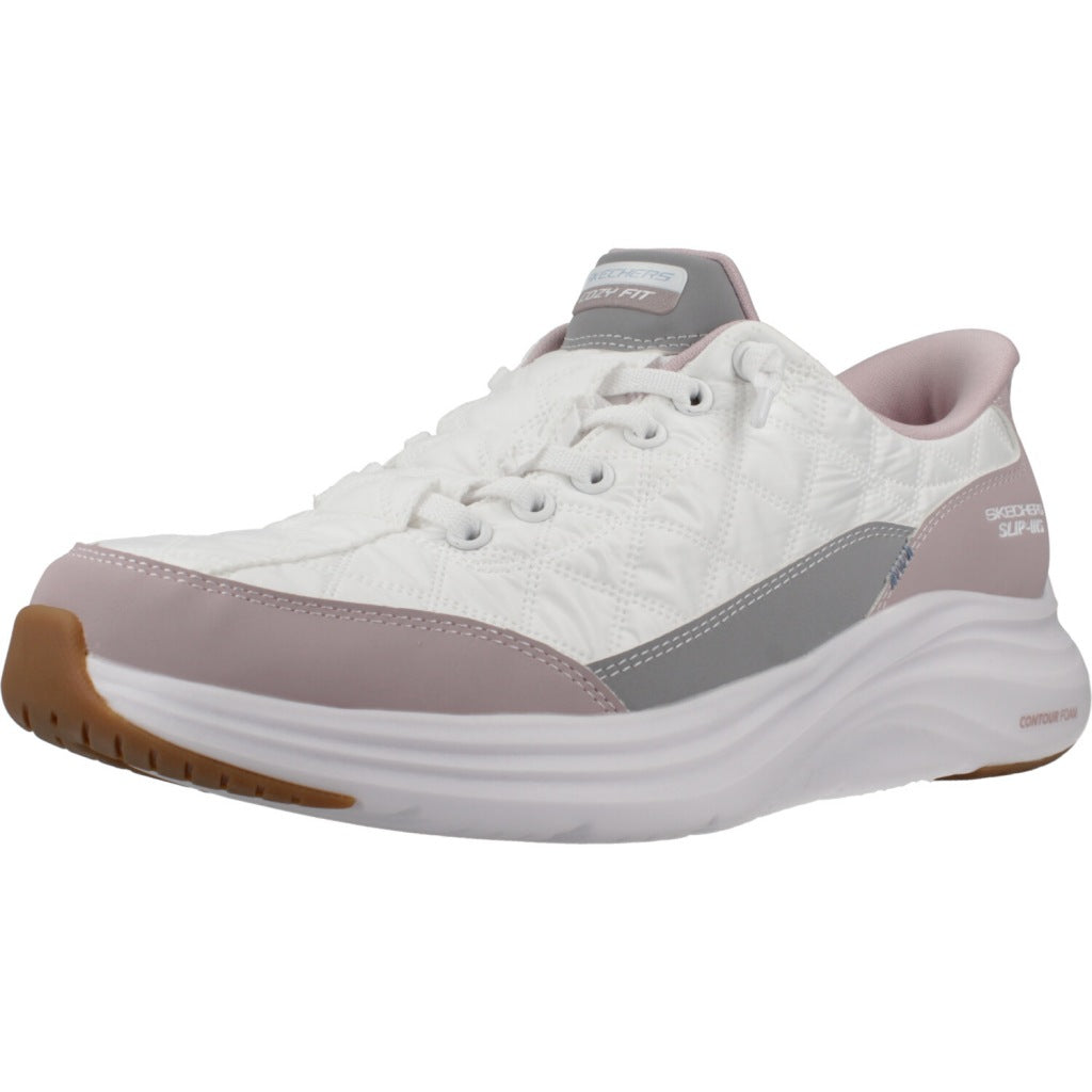 SKECHERS SLIP-INS VAPOR FOAM en color BLANCO (1)