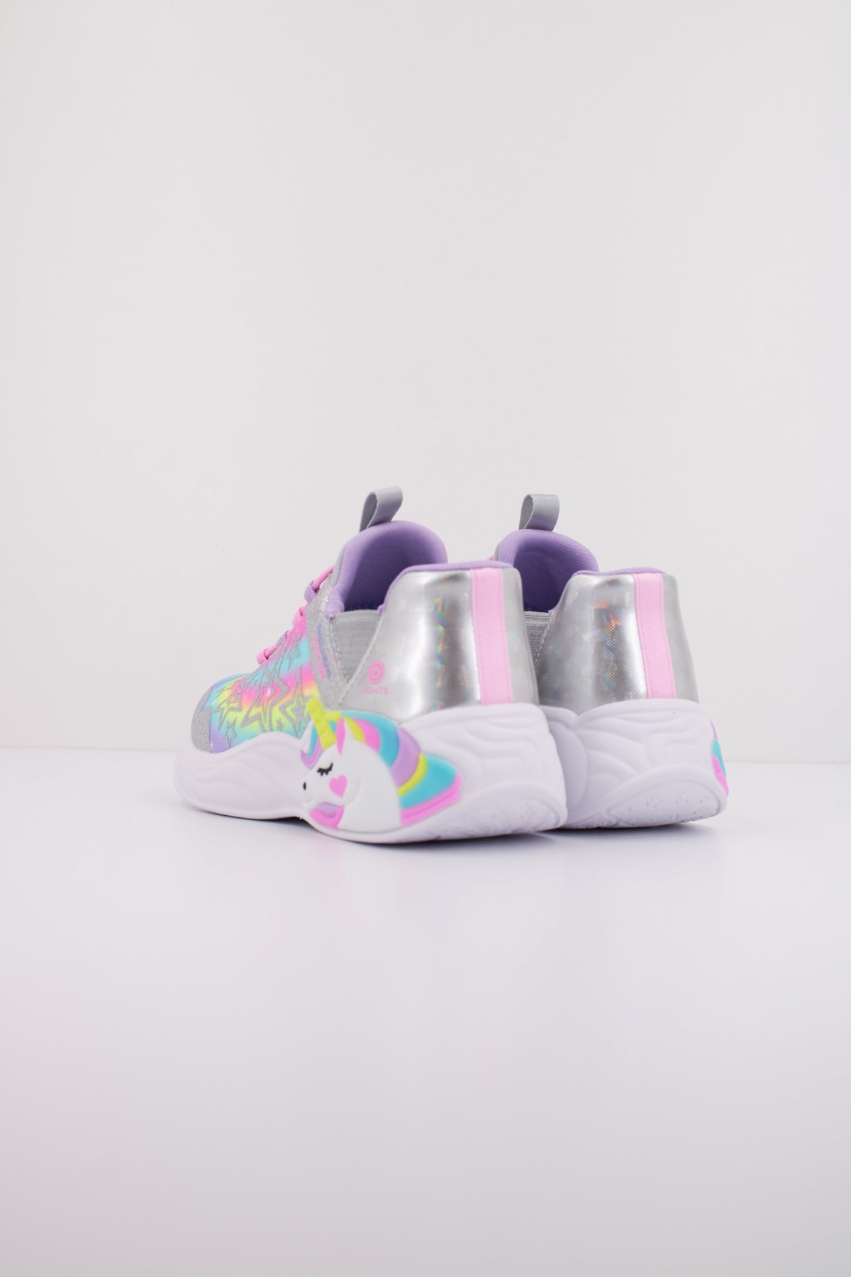 SKECHERS UNICORN DREAMS en color PLATA (4)