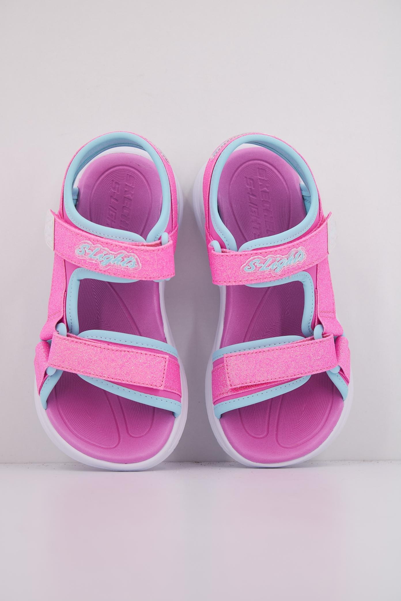 SKECHERS SOLA GLOW SANDAL en color ROSA (3)