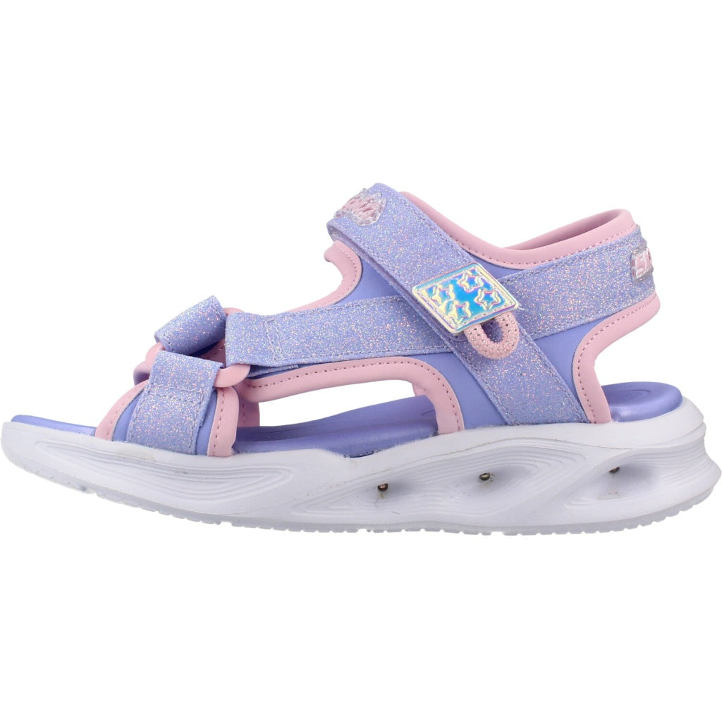 SKECHERS SOLA GLOW SANDAL en color VIOLETA (2)