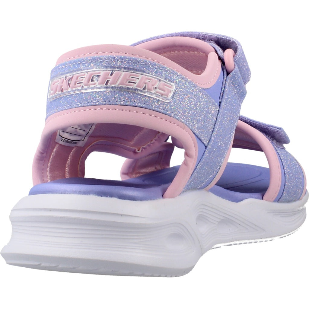 SKECHERS SOLA GLOW SANDAL en color VIOLETA (3)