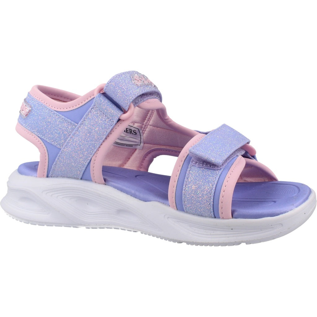 SKECHERS SOLA GLOW SANDAL en color VIOLETA (5)