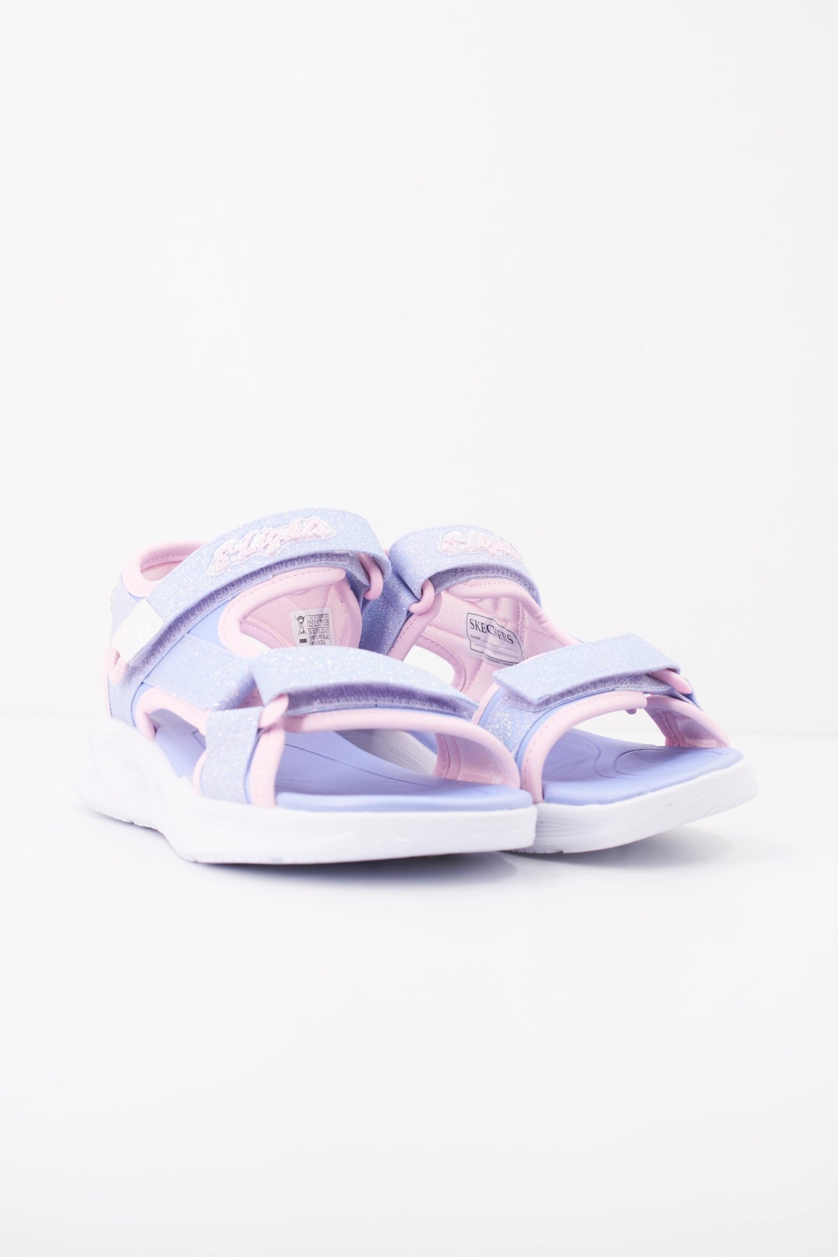 SKECHERS SOLA GLOW SANDAL en color VIOLETA (2)