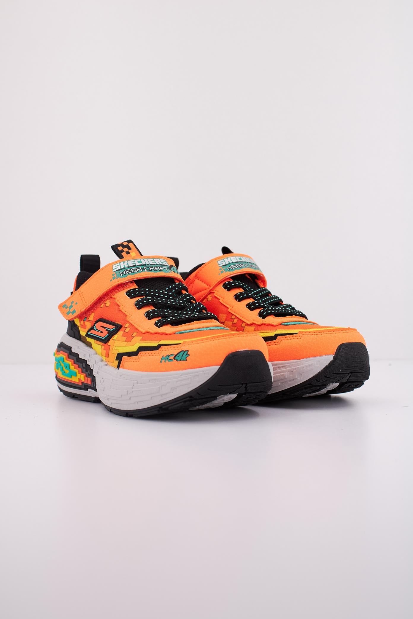 SKECHERS MEGA-CRAFT K en color NARANJA (2)