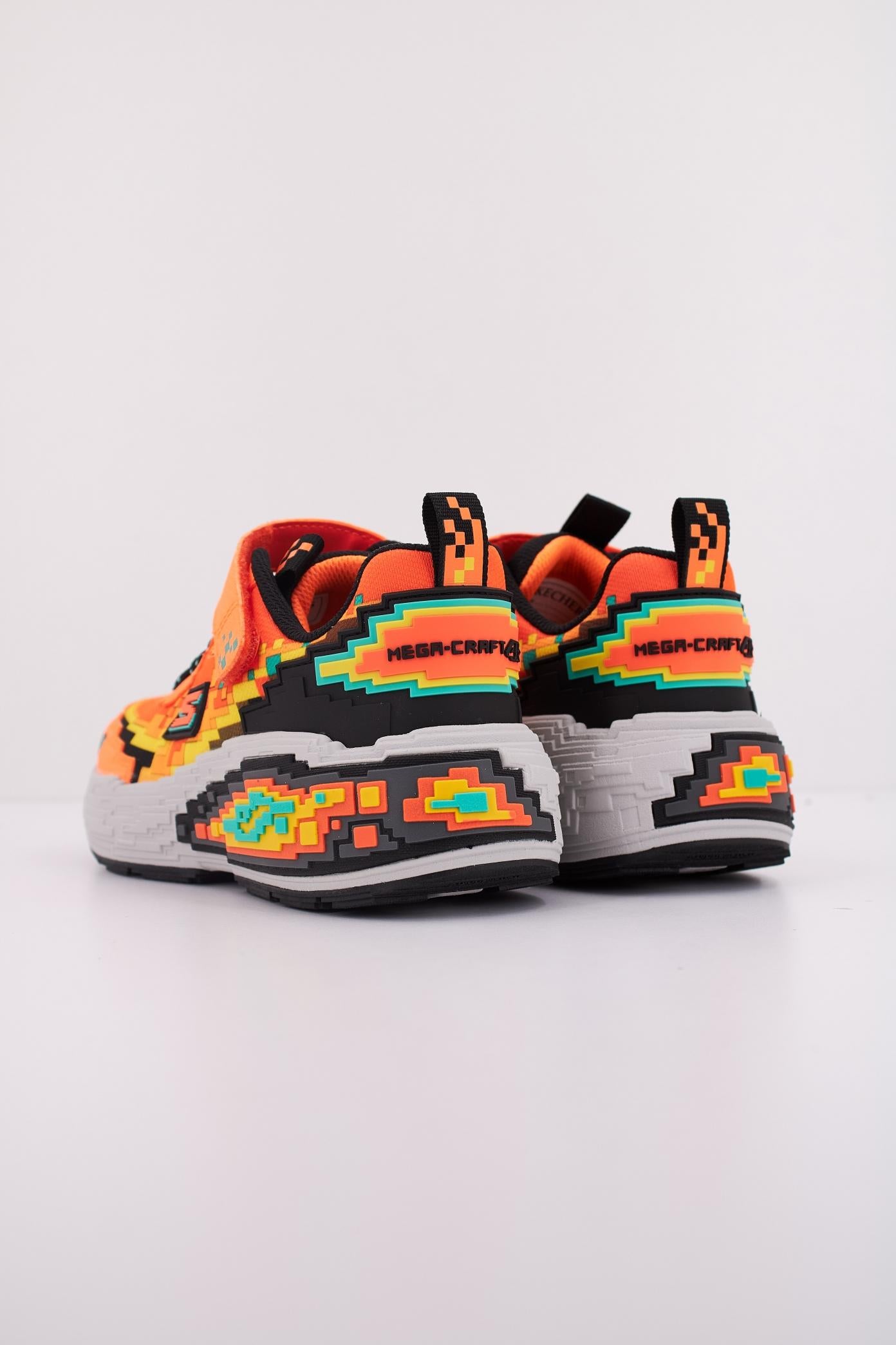 SKECHERS MEGA-CRAFT K en color NARANJA (4)