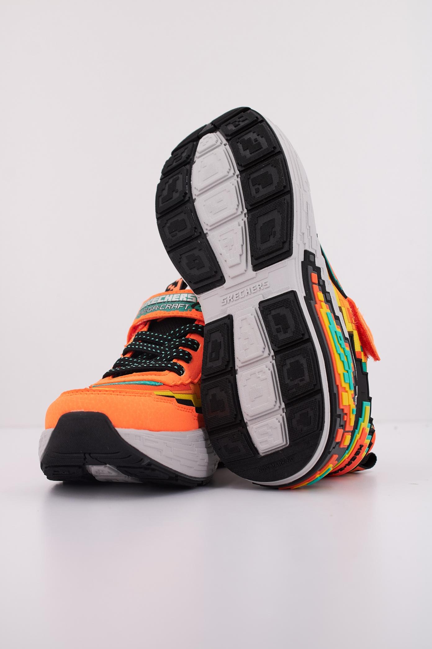 SKECHERS MEGA-CRAFT K en color NARANJA (5)