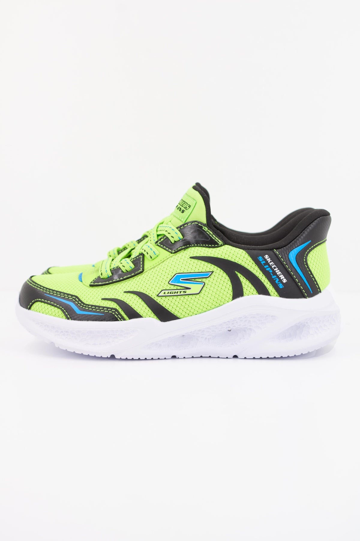 SKECHERS SLIP-INS METEOR-LIGHTS en color VERDE (1)