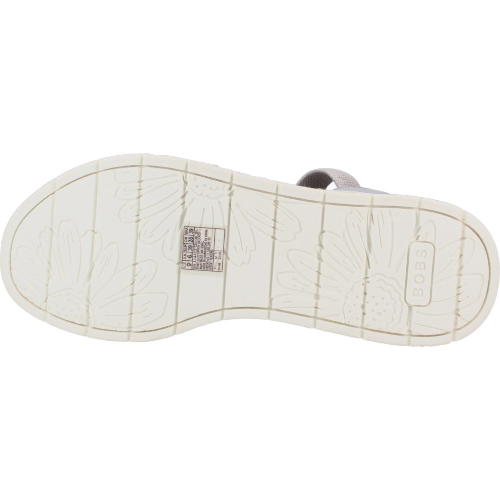 SKECHERS BOBS SUN RAY STEP ASIDE en color PLATA (6)