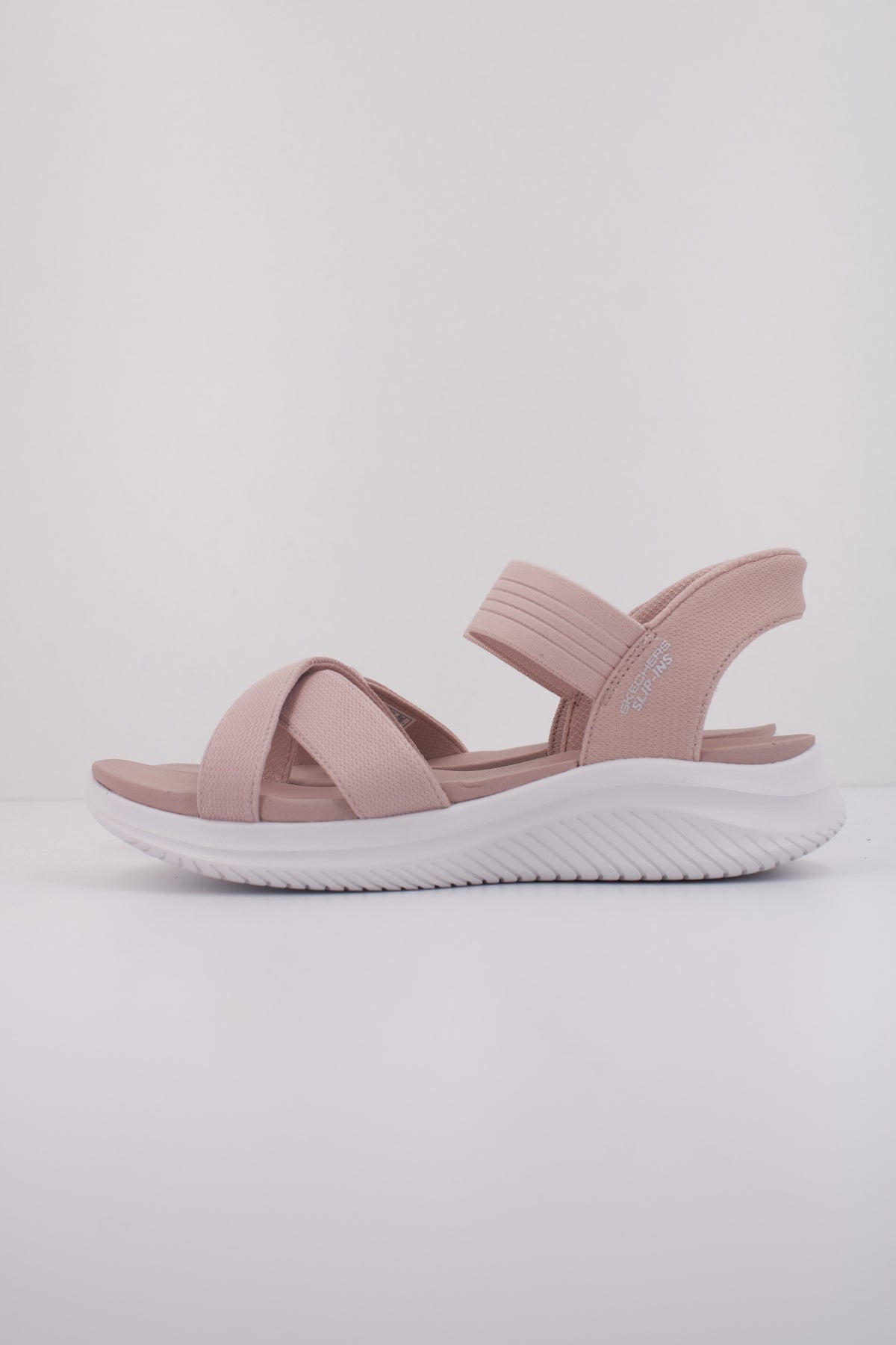 SKECHERS ULTRA FLEX . SANDAL NEV en color ROSA (1)