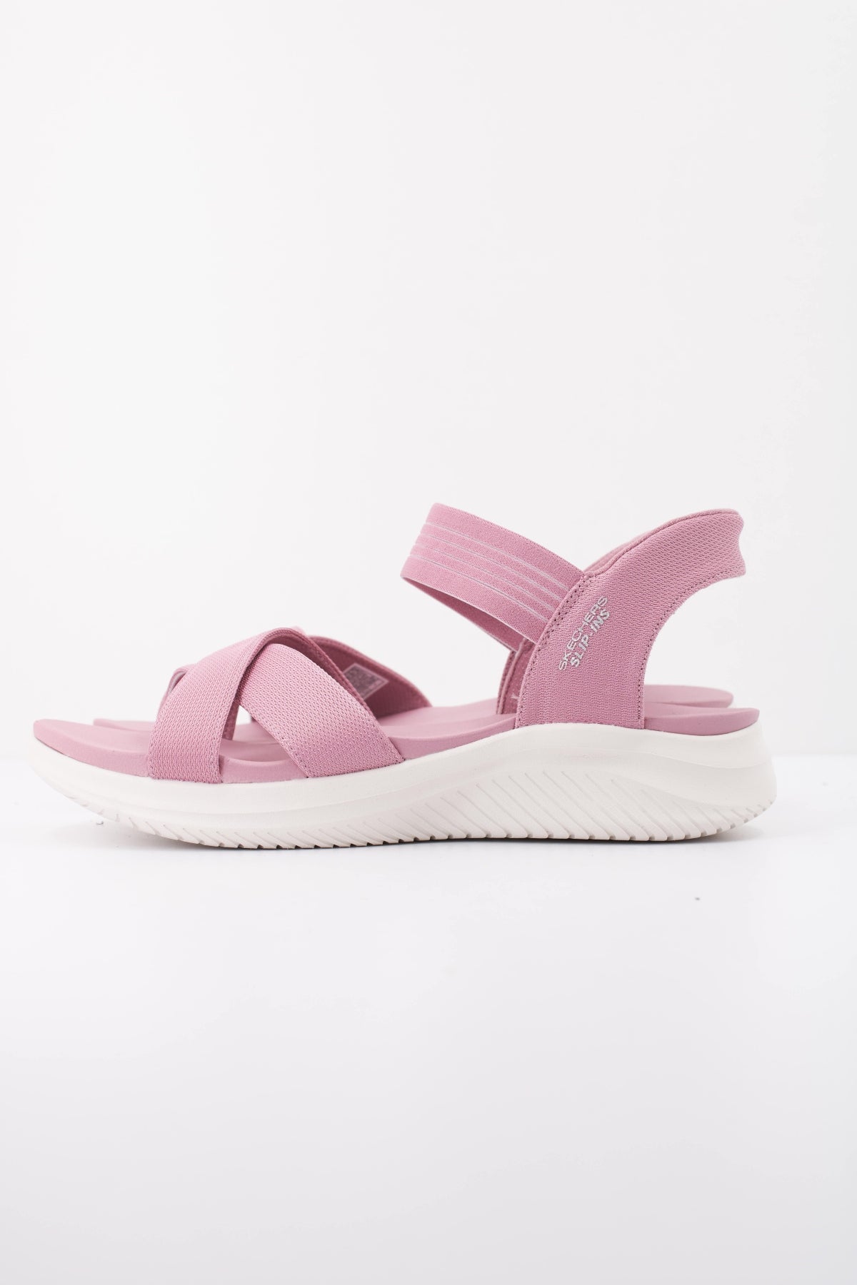SKECHERS ULTRA FLEX . SANDAL NEV en color ROSA (1)