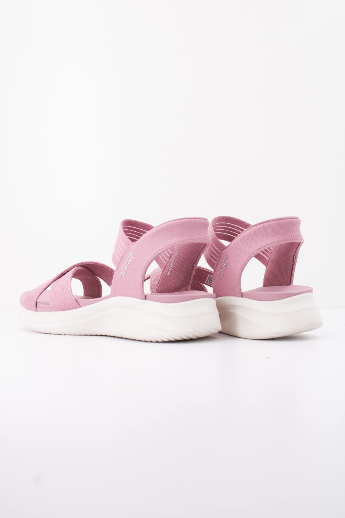 SKECHERS ULTRA FLEX . SANDAL NEV en color ROSA (4)