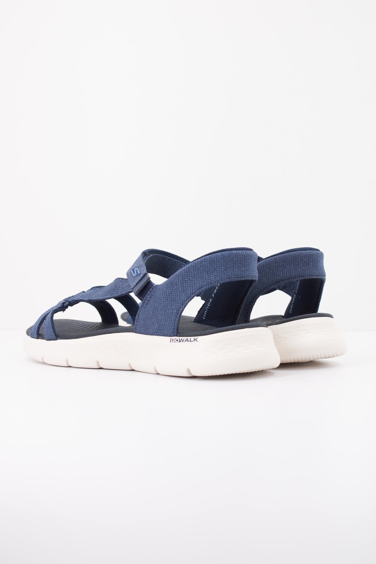 SKECHERS GO WALK FLEX SANDAL ILLUM en color AZUL (4)