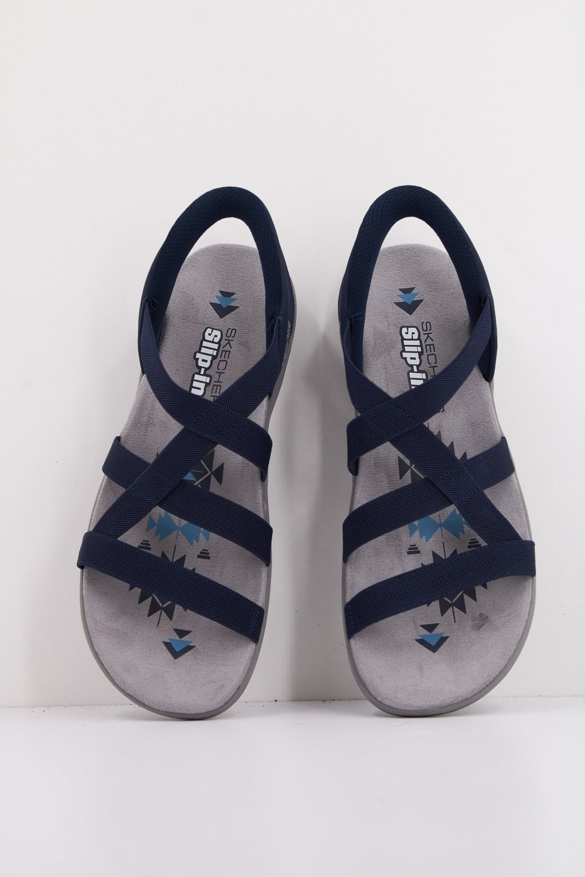 SKECHERS REGGAE SLIM STRETCH FLEX en color AZUL (3)