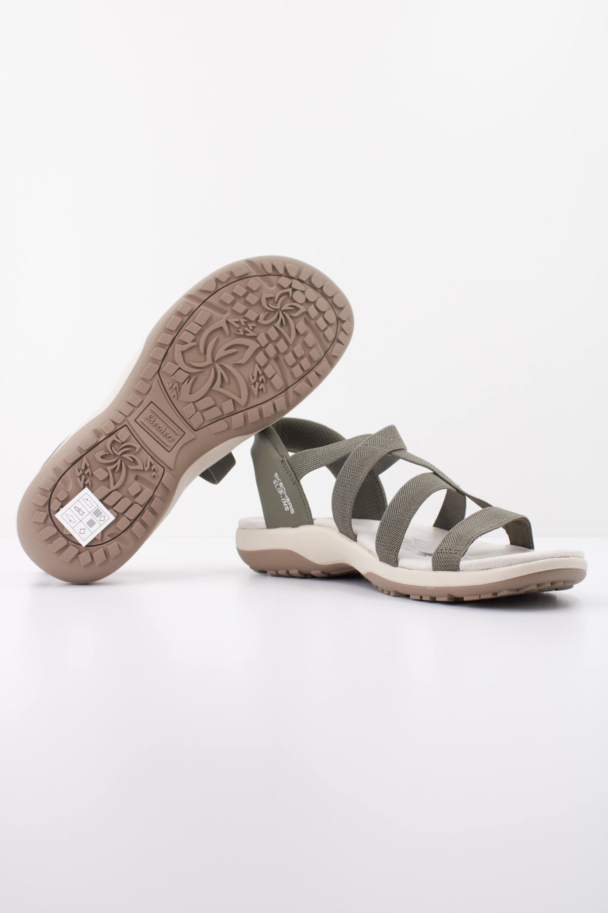 SKECHERS REGGAE SLIM STRETCH FLEX en color VERDE (5)