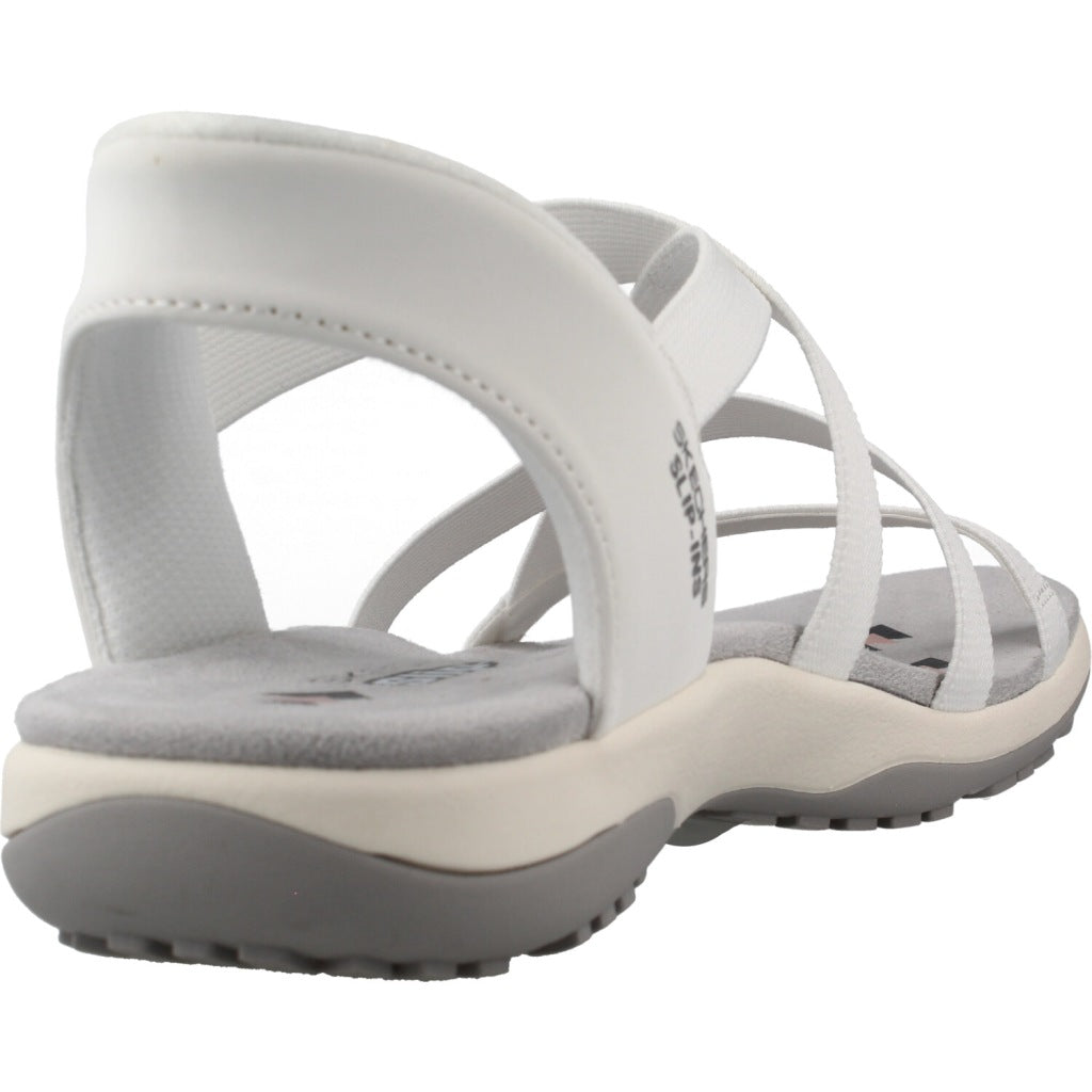 SKECHERS REGGAE SLIM STRETCH FLEX en color BLANCO (3)