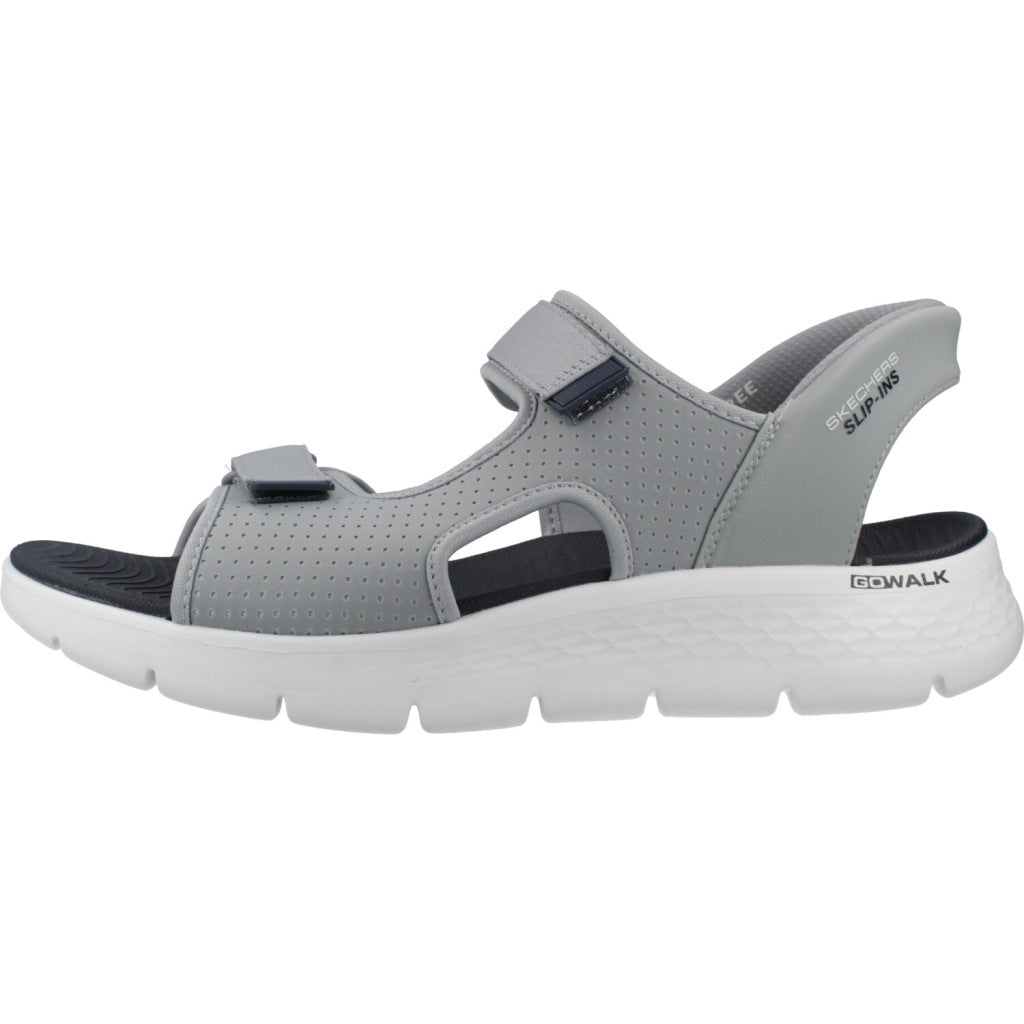 SKECHERS SLIP-INS GO WALK FLEX en color GRIS (2)