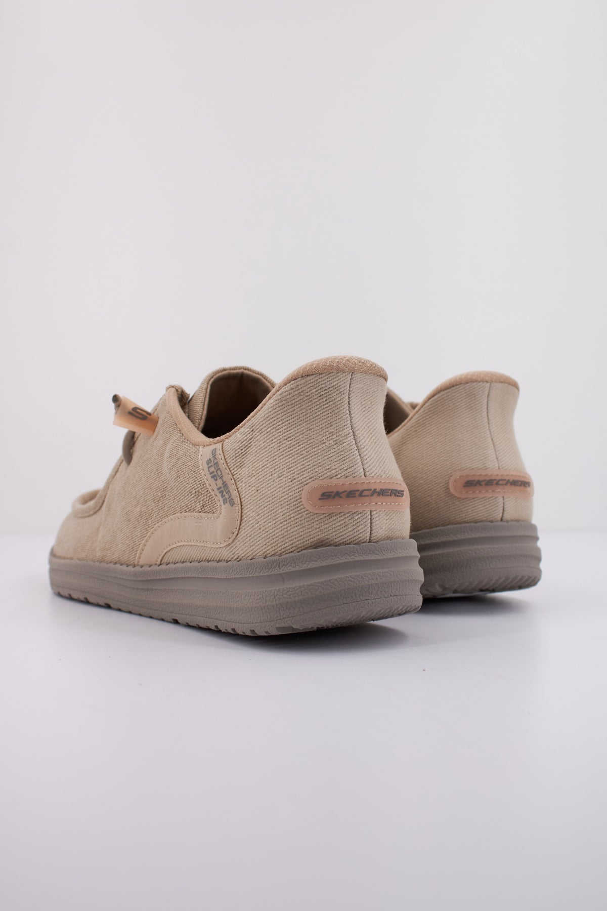 SKECHERS SLIP-INS MELSON en color MARRON CLARO (4)