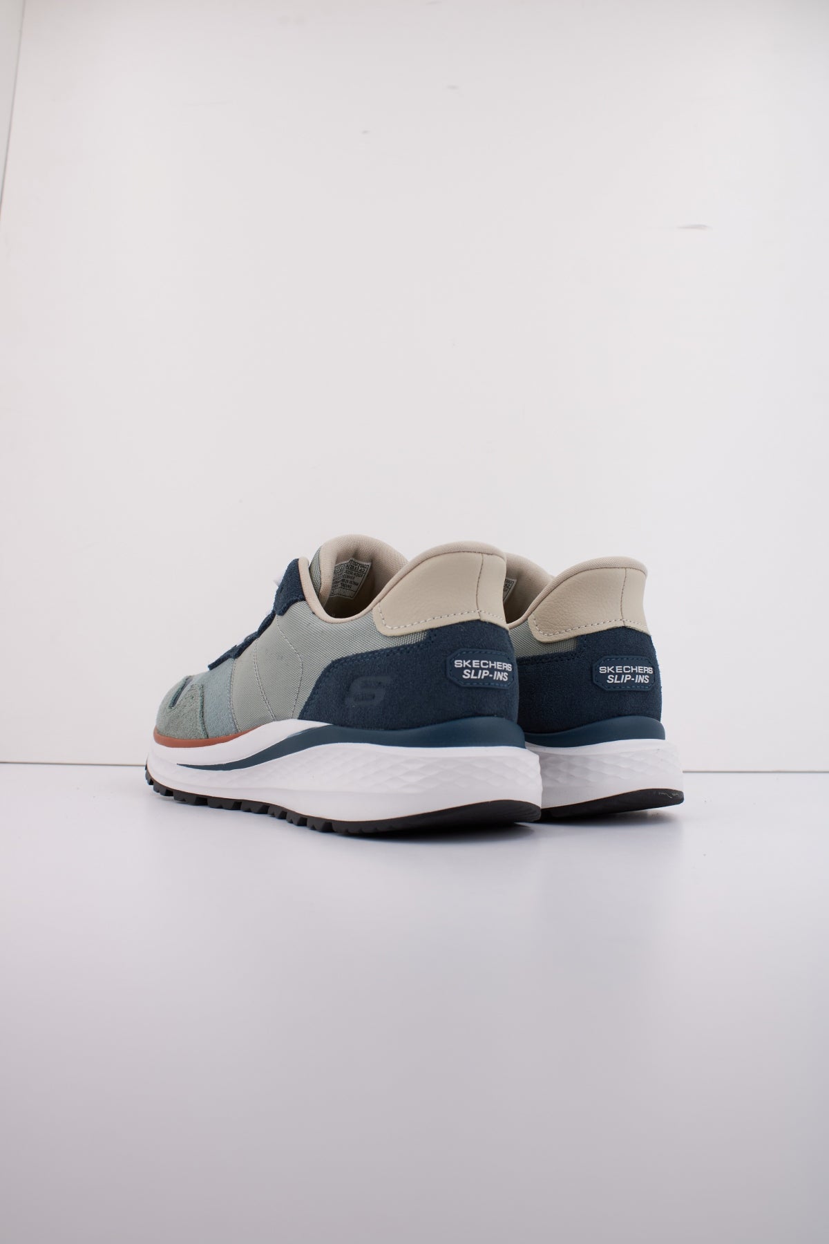 SKECHERS SLIP-INS SLADE ULTRA-MERCER en color AZUL (4)