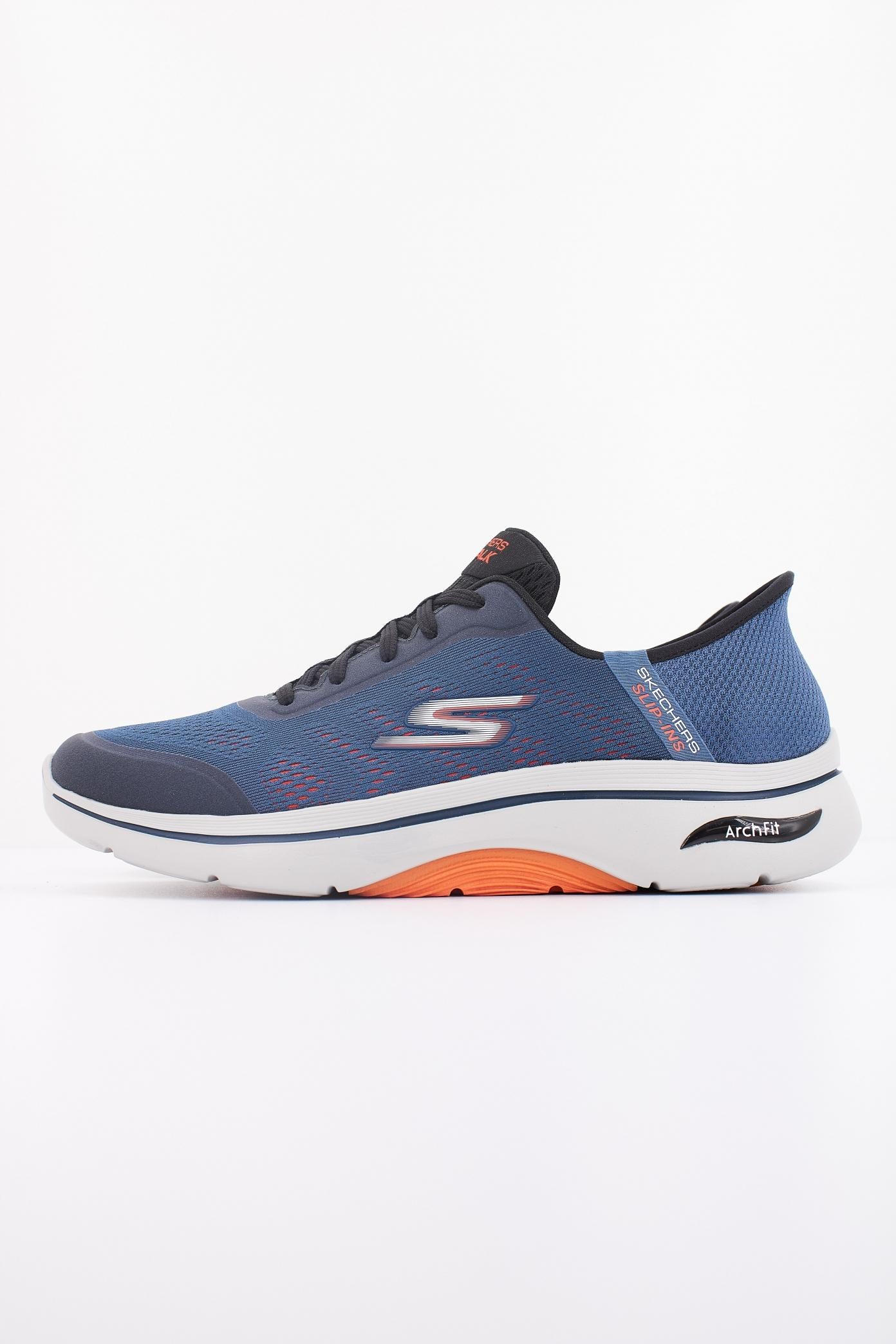 SKECHERS GO WALK ARCH . en color AZUL (1)