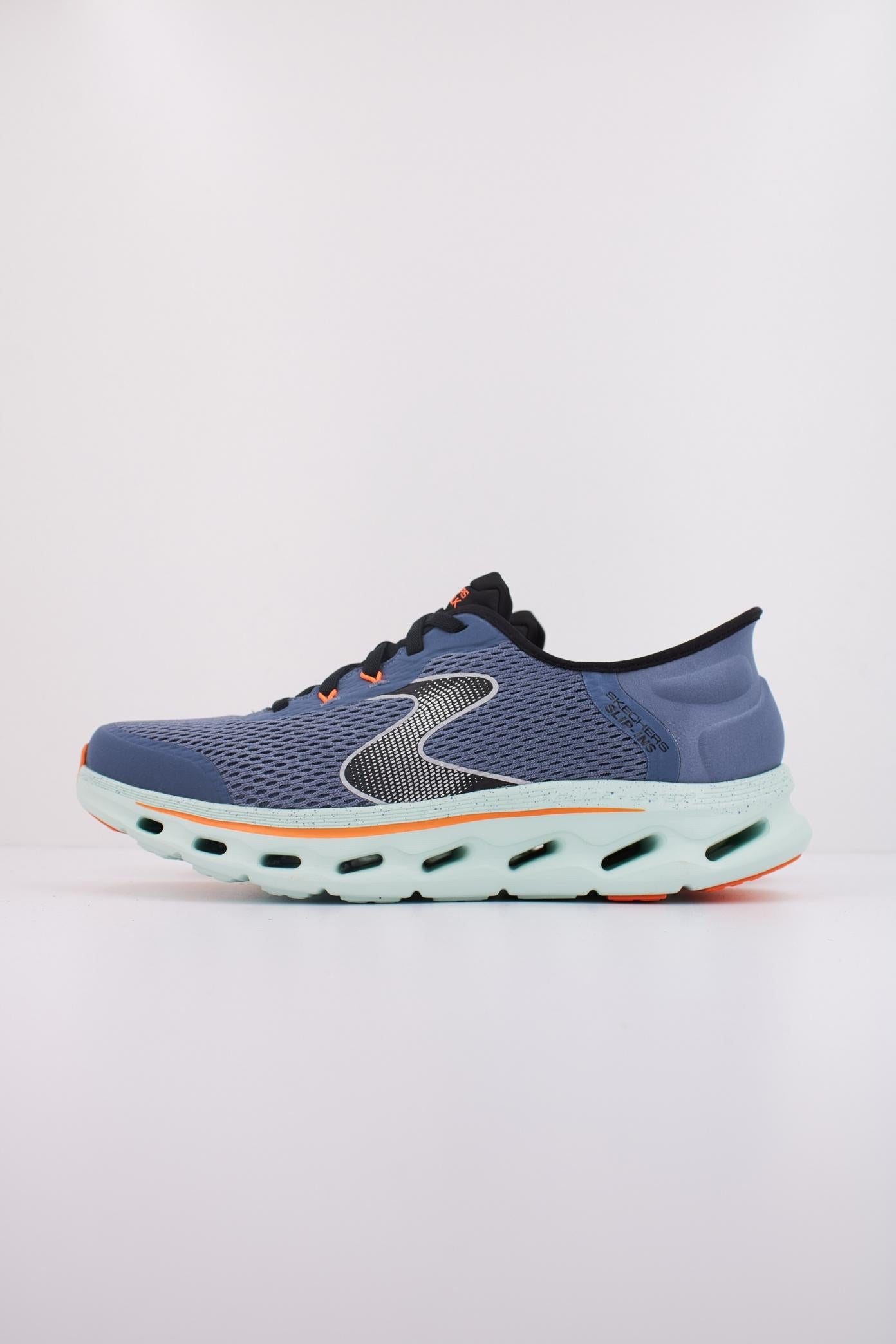 SKECHERS GO WALK GLIDE STEP . SLIP-INS en color AZUL (1)