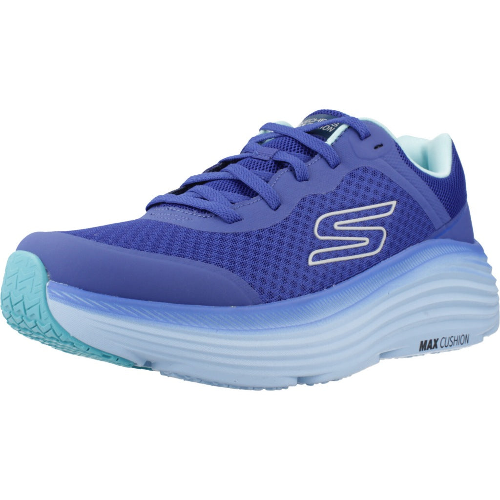 SKECHERS MAX CUSHIONING END en color AZUL (1)