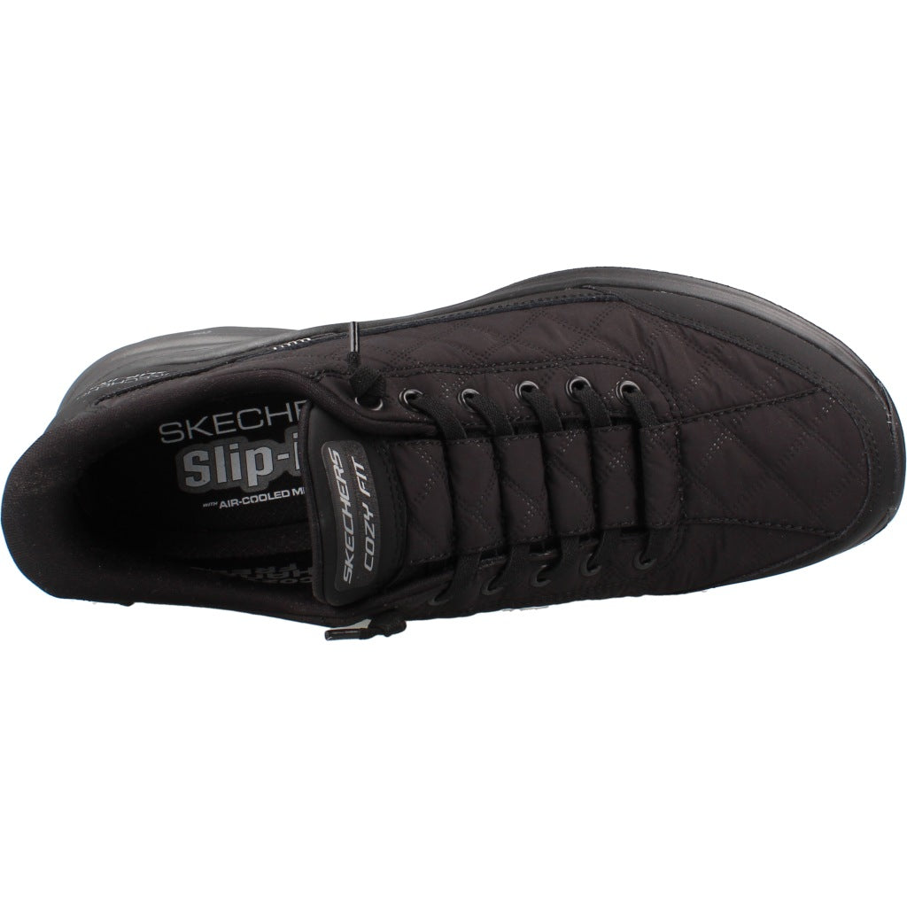 SKECHERS S CONTOUR FOAM COZY FIT en color NEGRO (7)