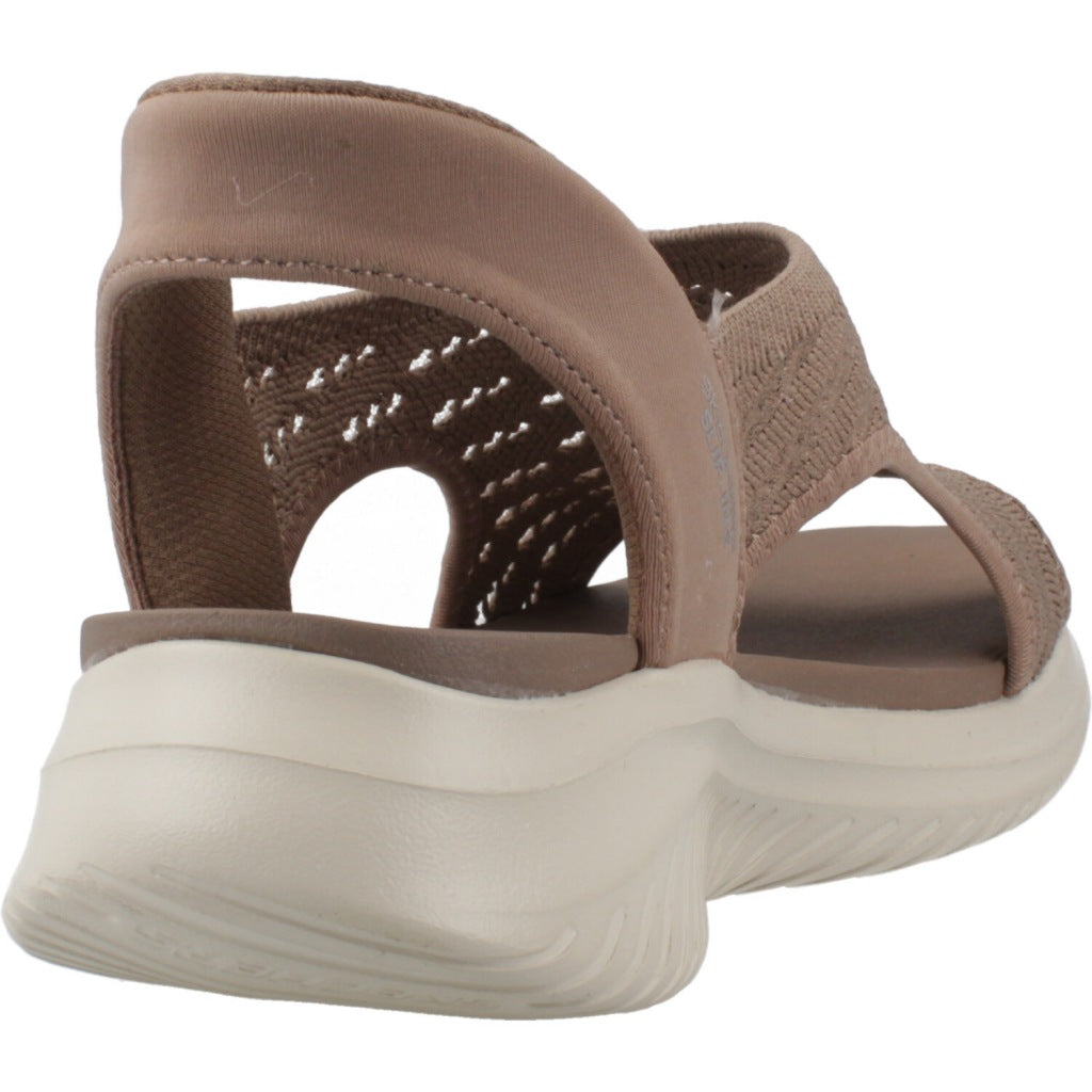 SKECHERS SLIP-INS ULTRA FLEX . SUN WARMTH en color MARRON (3)