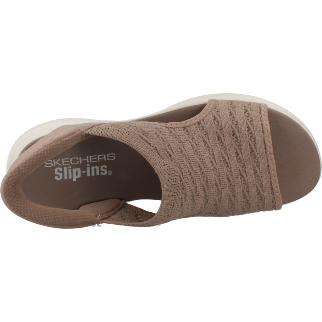 SKECHERS SLIP-INS ULTRA FLEX . SUN WARMTH en color MARRON (7)