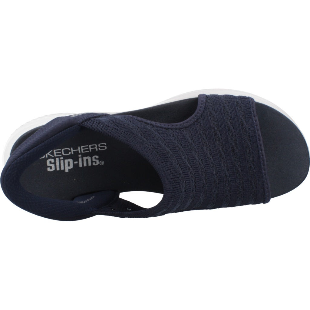 SKECHERS SLIP-INS ULTRA FLEX . SUN WARMTH en color AZUL (7)