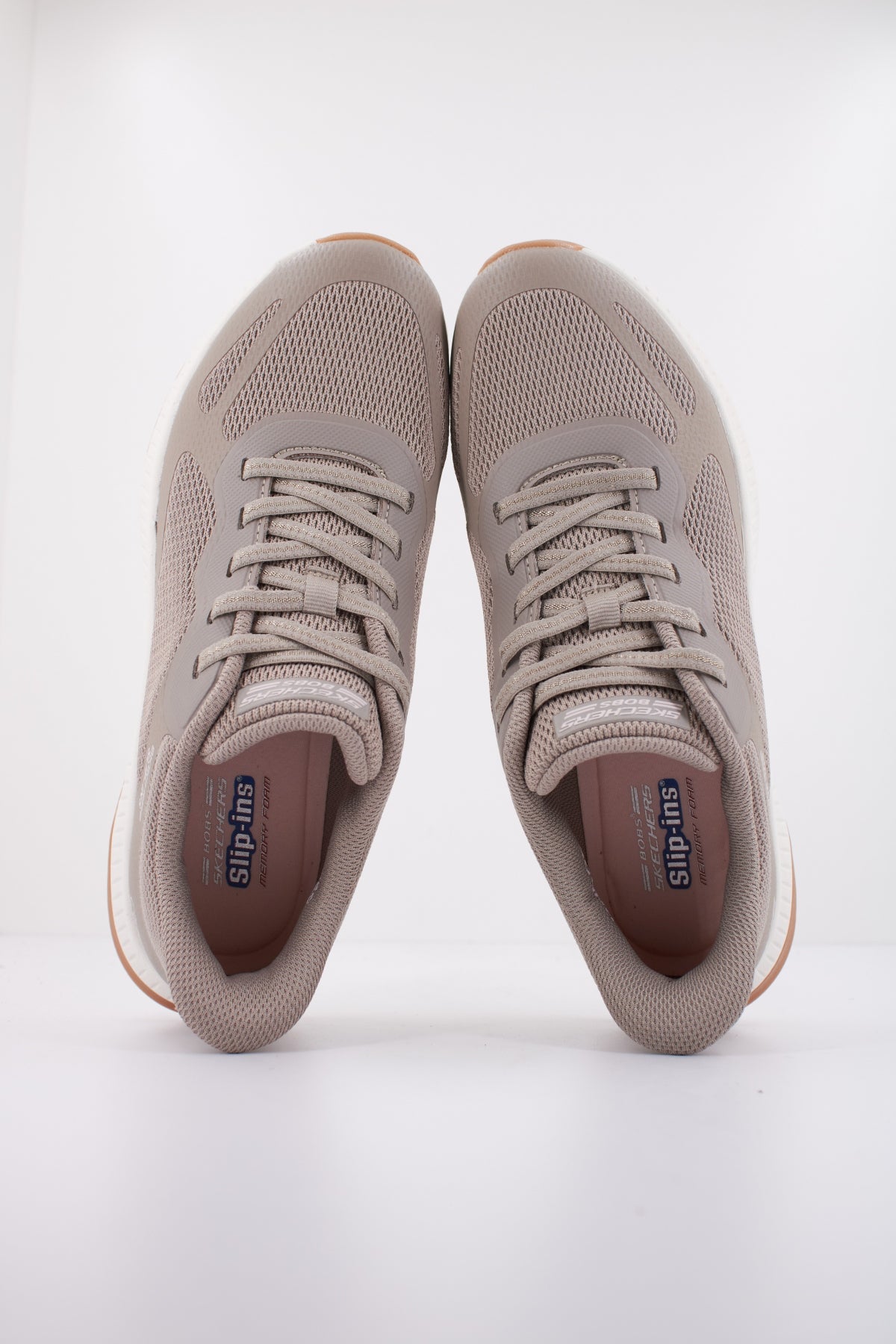 SKECHERS BOBS SQUAD STAPLE LOOK en color MARRON CLARO (3)
